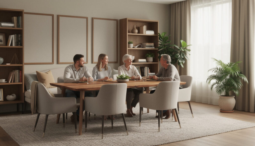 découvrez comment réduire la résonance dans une salle à manger trop bruyante grâce à des solutions acoustiques simples : textiles, rideaux, tapis et panneaux adaptés.