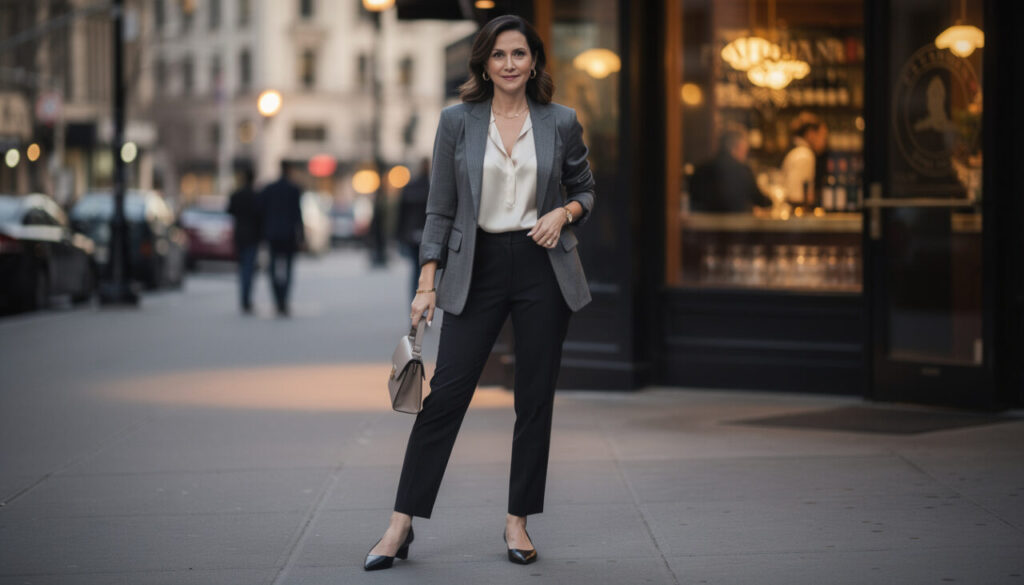 découvrez comment composer une tenue d’afterwork simple et élégante : des pièces faciles à associer pour rester chic et à l’aise après le travail.