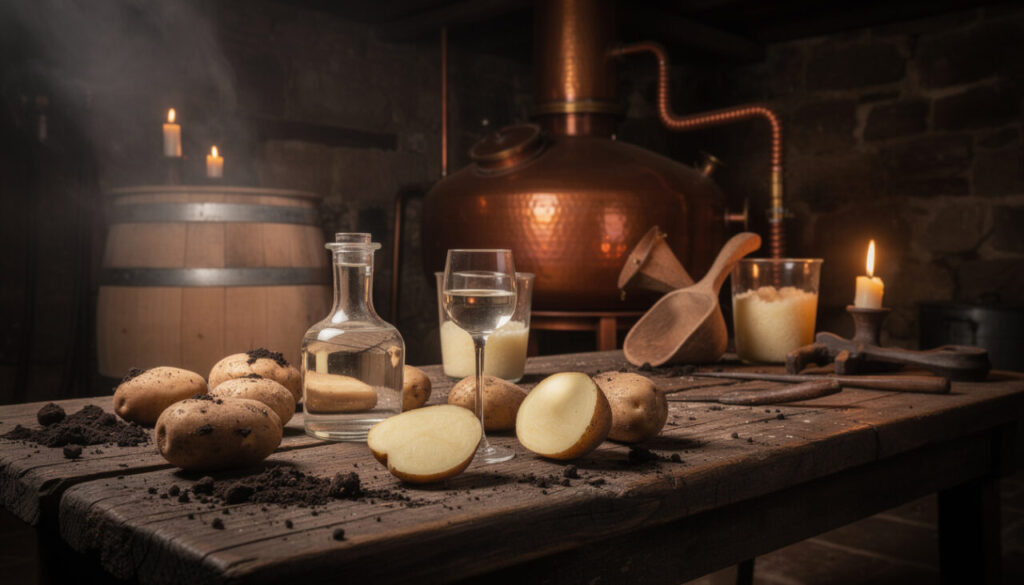 Les mystères de l’alcool, à la découverte de la vodka de pomme de terre