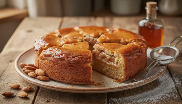 découvrez notre moelleux frangipane au rhum, un gâteau ultra fondant qui vous replonge dans les saveurs authentiques de la galette des rois.