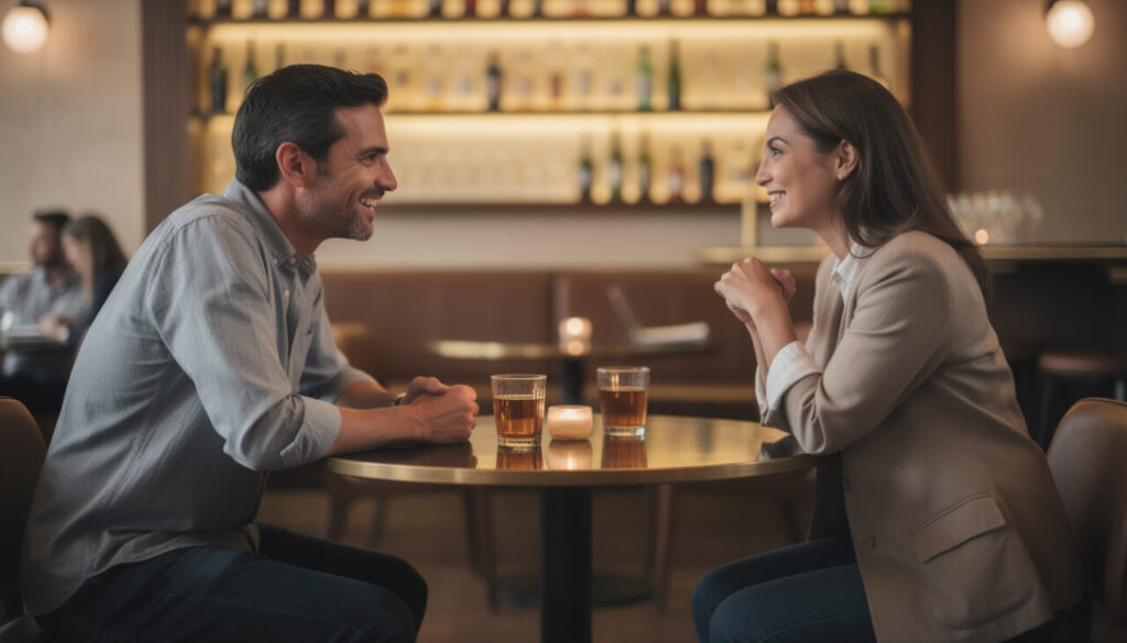 pour un premier rendez-vous réussi, découvrez comment choisir un bar calme, agréable et propice à une vraie conversation.