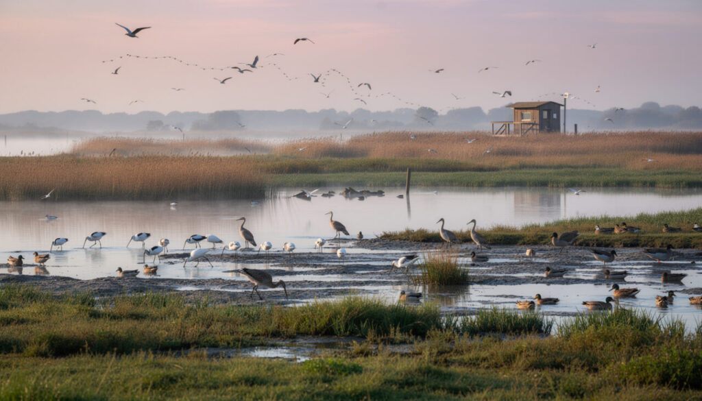 découvrez les meilleures saisons et périodes pour observer un maximum d’oiseaux au parc du marquenterre, au rythme des migrations.