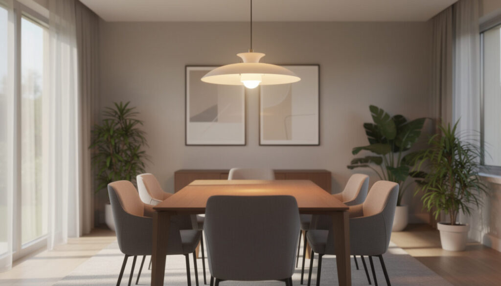 découvrez quelle hauteur de suspension choisir au-dessus de votre table à manger pour un éclairage optimal et une ambiance conviviale.