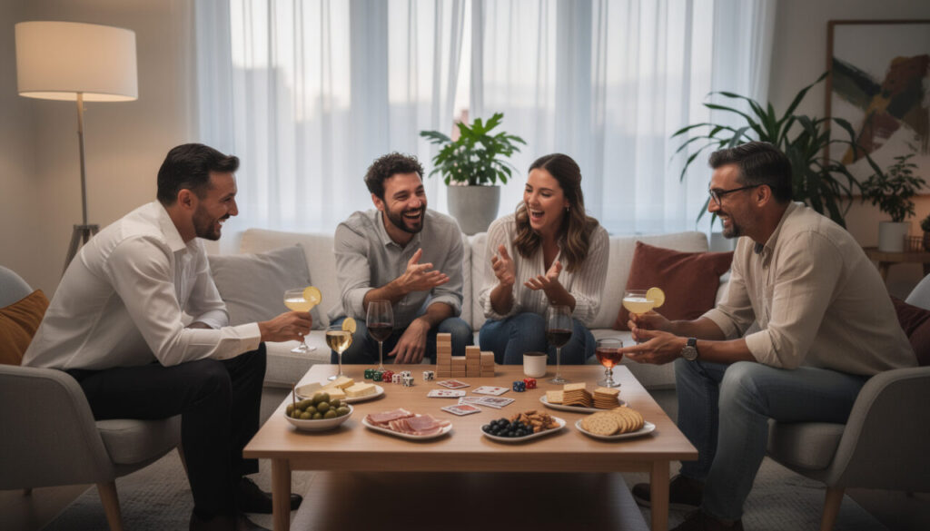 Quels jeux proposer pendant un apéritif entre adultes qui se connaissent peu ?