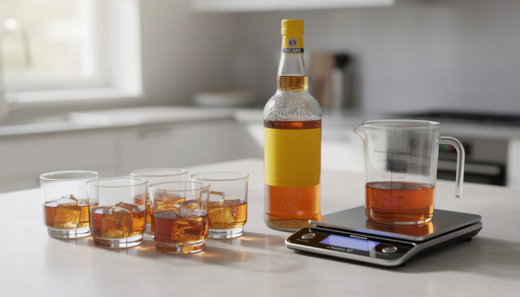 découvrez combien de verres vous pouvez servir avec une bouteille de ricard grâce à notre calcul pratique et utile pour bien gérer vos boissons.