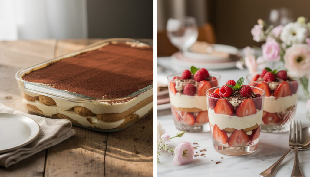 découvrez notre recette de tiramisu maison sans alcool, avec 2 variantes délicieuses adaptées à chaque occasion. facile à réaliser et parfait pour tous les goûts !