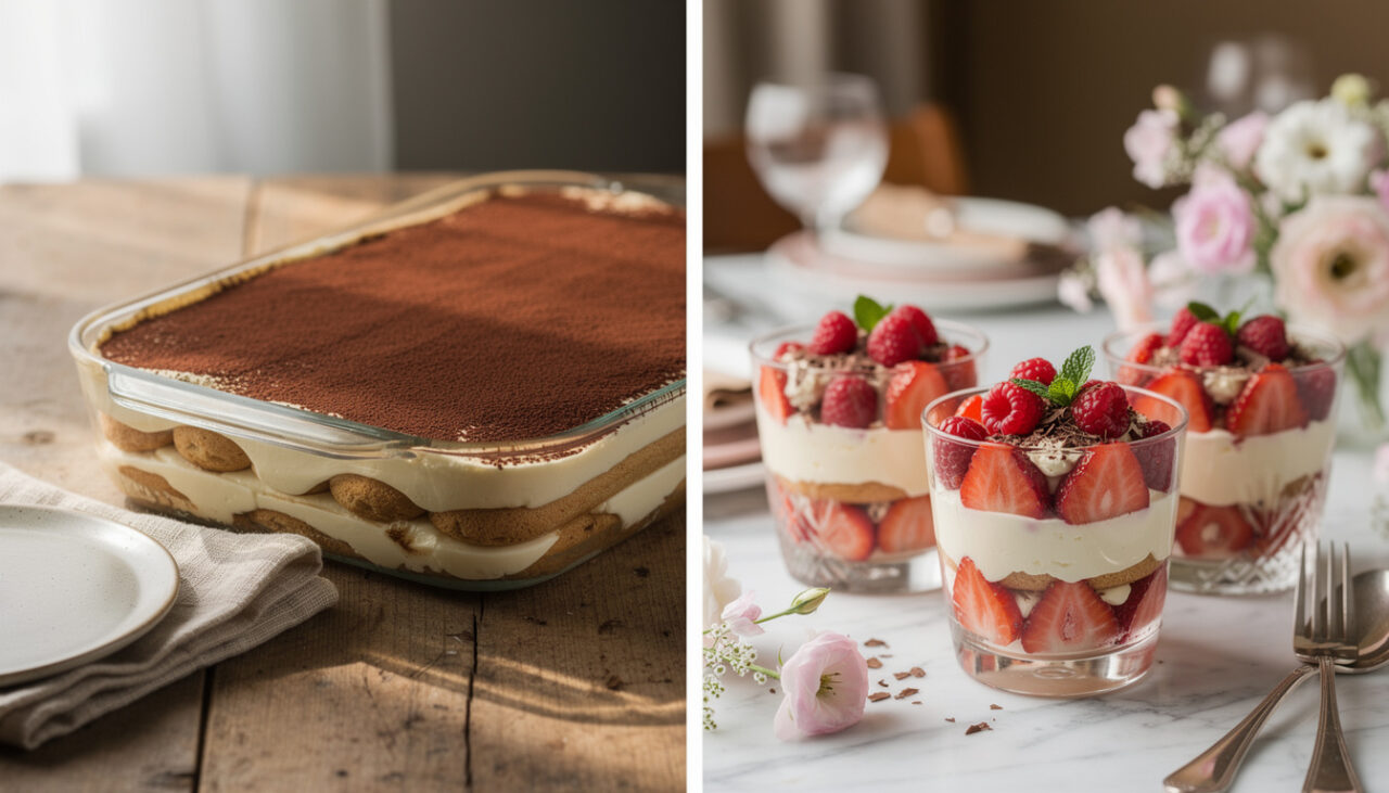 découvrez notre recette de tiramisu maison sans alcool, avec 2 variantes délicieuses adaptées à chaque occasion. facile à réaliser et parfait pour tous les goûts !