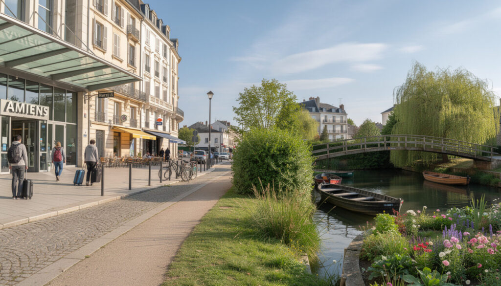 découvrez comment visiter amiens en une journée à pied grâce à un itinéraire complet, de la gare jusqu'aux magnifiques hortillonnages, en explorant les principaux sites et trésors de la ville.